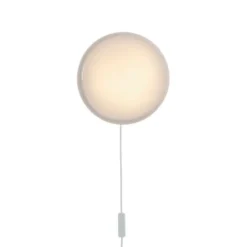Muuto Looped tak-/vägglampa, vit m. in-line dimmer & plug