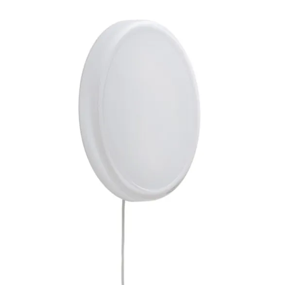 Muuto Looped tak-/vägglampa, vit m. in-line dimmer & plug