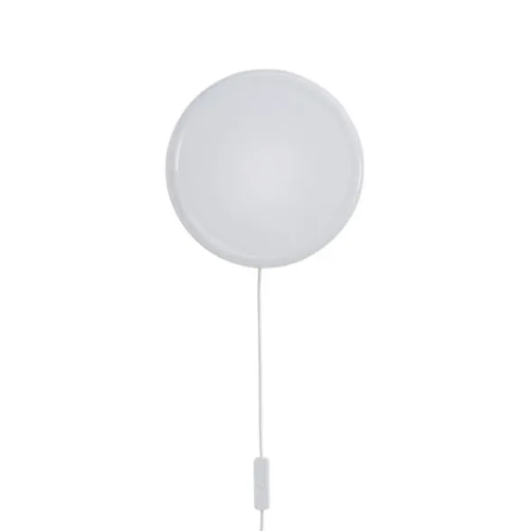Muuto Looped tak-/vägglampa, vit m. in-line dimmer & plug