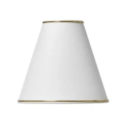 Armaturhantverk Lotus skärm, vit 21cm