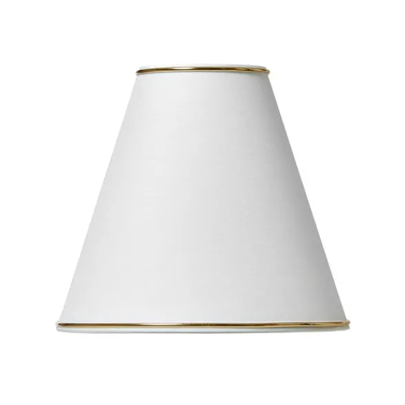 Armaturhantverk Lotus skärm, vit 21cm