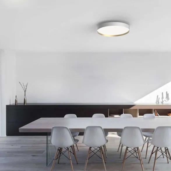 LOOM Lucia Vit Guld Ø35 Plafond