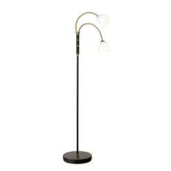 Halo Design Lucid LED-golvlampa 2 L Opal-Antik