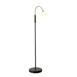 Halo Design Lucid LED-golvlampa 1 L Opal-Antik