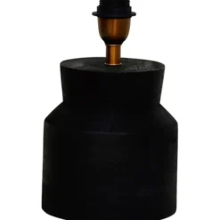 Hallbergs Belysning Lucien Lampfot Antik svart 18cm