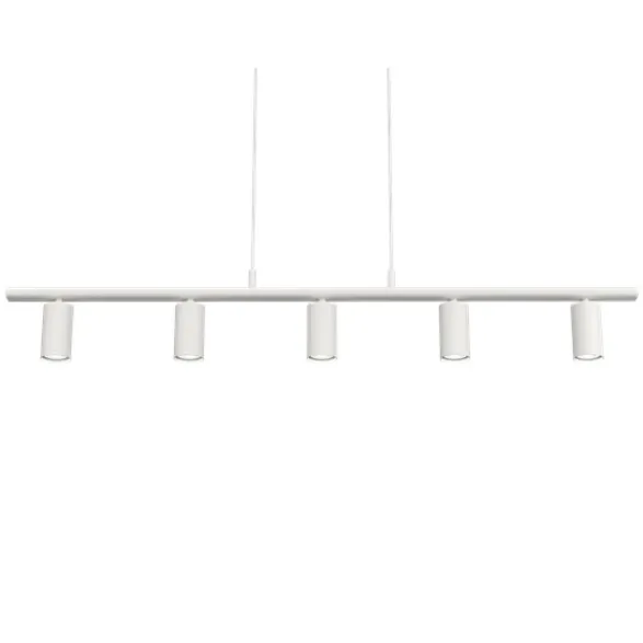 Belid Lucy linear pendel 5 flat vit