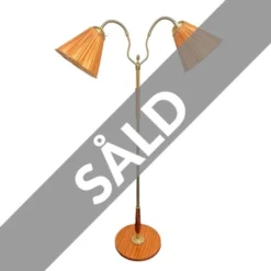 Vintage by Bright 1-2-3 Lumière Classic Golvlampa 2-arm mässing