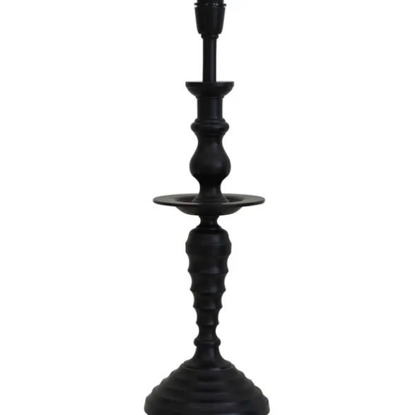 Hallbergs Belysning Lux Lampfot Svart matt 18cm