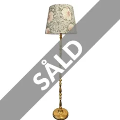 Vintage by Bright 1-2-3 Lyra Brass Floor