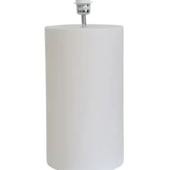 Hallbergs Belysning Manhattan Lampfot L Matt vit 23cm