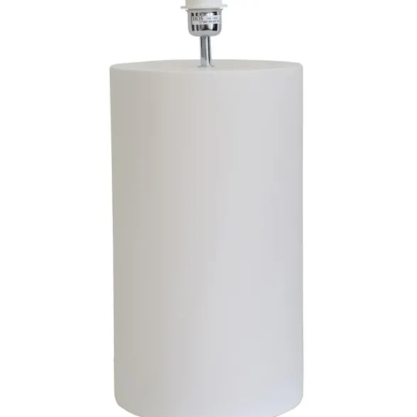 Hallbergs Belysning Manhattan Lampfot L Matt vit 23cm