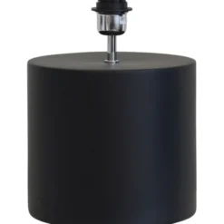 Hallbergs Belysning Manhattan Lampfot S Matt svart 23cm