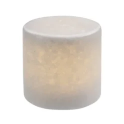 Unison Marble ljusdekoration silk vit matt finish Large