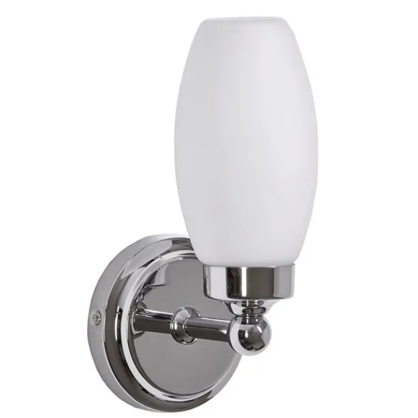 Armaturhantverk Marstrand vägglampa, krom