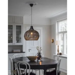 PR Home Martha Taklampa Natur/svart 50cm