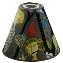 Hallbergs Belysning Melodi Lampskärm Grå 22 cm