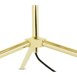 Tom Dixon Melt Chandelier golvlampa, guld 175cm