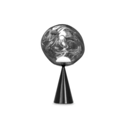 Tom Dixon Melt Cone Fat bordslampa silver LED