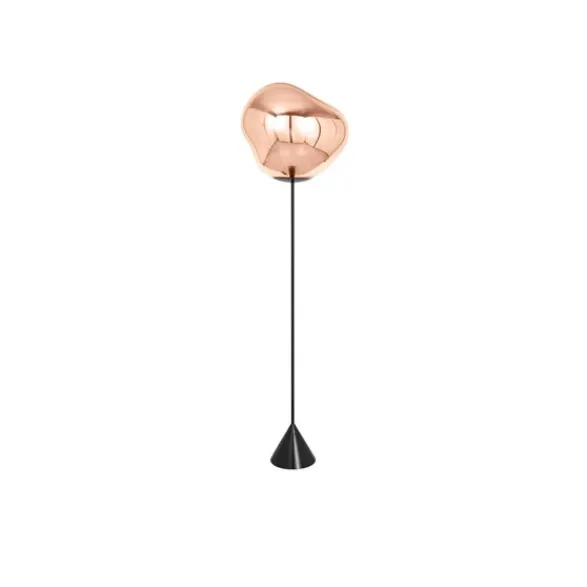 Tom Dixon Melt Cone Slim golvlampa koppar LED