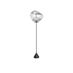 Tom Dixon Melt Cone Slim golvlampa silver LED