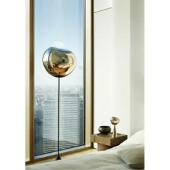 Tom Dixon Melt Cone Slim golvlampa silver LED