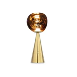 Tom Dixon Melt portabel bordslampa guld LED