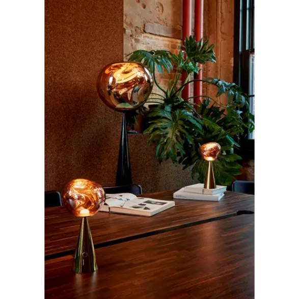 Tom Dixon Melt portabel bordslampa koppar LED
