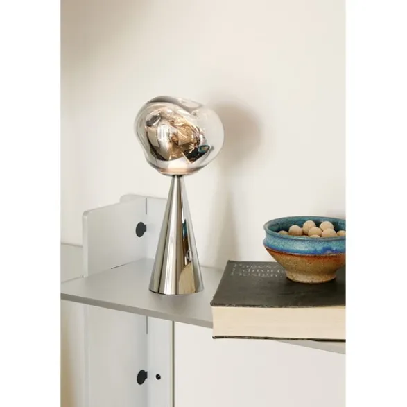 Tom Dixon Melt portabel bordslampa silver LED