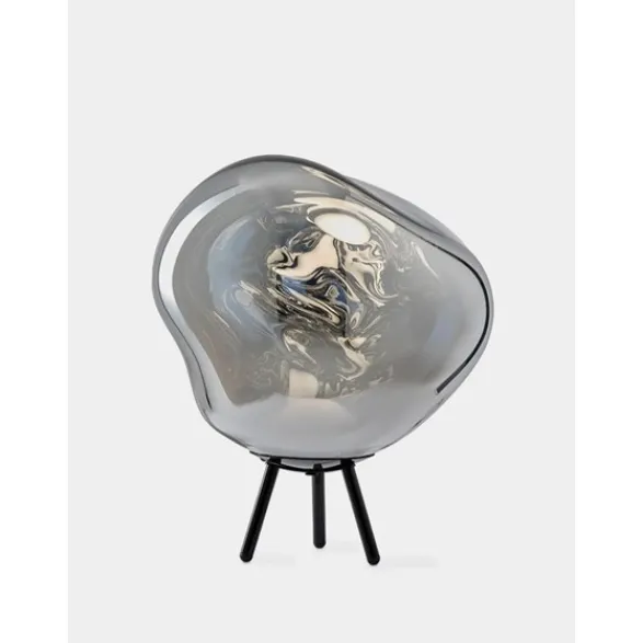 Tom Dixon Melt Portable Floor/Hanging Silver Black LED UN