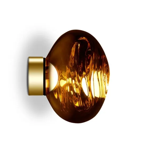 Tom Dixon Melt Surface LED Plafond guld Mini