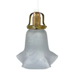 Vintage by Bright 1-2-3 Mia fönsterlampa klockskärm, frostat glas