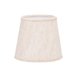 PR Home Mia Lampskärm Lin Natur/vit 14cm