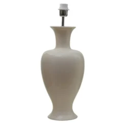 Hallbergs Belysning Mindy Lampfot M Creamy Gloss 25cm