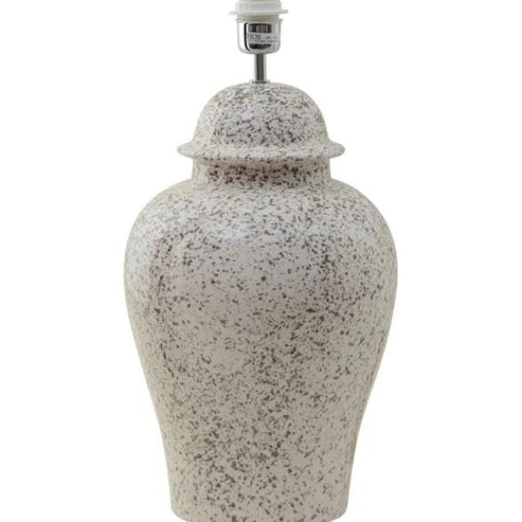 Hallbergs Belysning Ming Lampfot Stracciatella 27cm