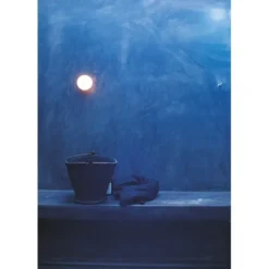 FLOS Mini Glo-ball spegel/vägg, opalglas 8,5cm