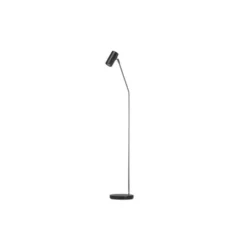 Örsjö Belysning Minipoint rak golvlampa, svart 121cm