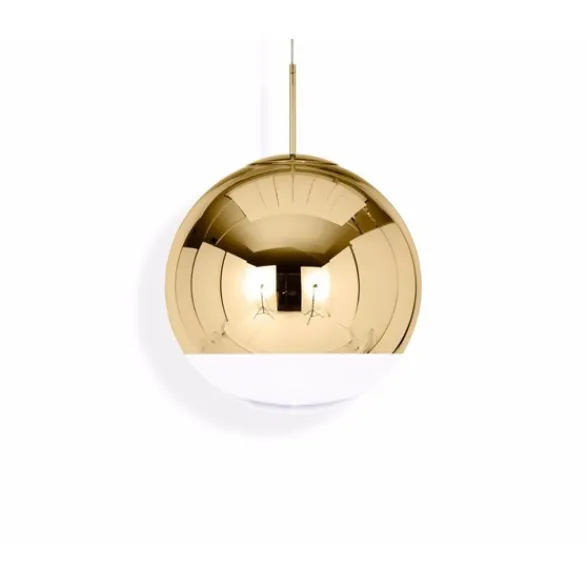 Tom Dixon Mirror Ball 50 pendel, guld 50cm
