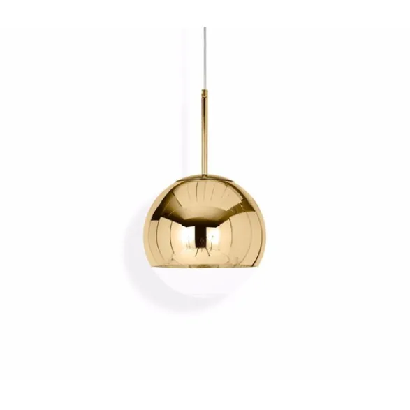 Tom Dixon Mirror Ball 25 pendel, guld 25cm