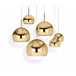 Tom Dixon Mirror Ball 25 pendel, guld 25cm