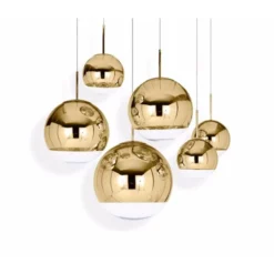 Tom Dixon Mirror Ball 25 pendel, guld 25cm