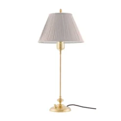 Karlskrona Lampfabrik Moberg Bordslampa, Polerad mässing