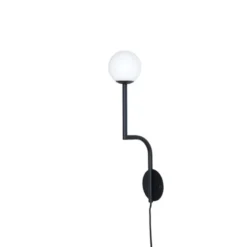 Pholc Mobil 46 Cable vägglampa Black, opal