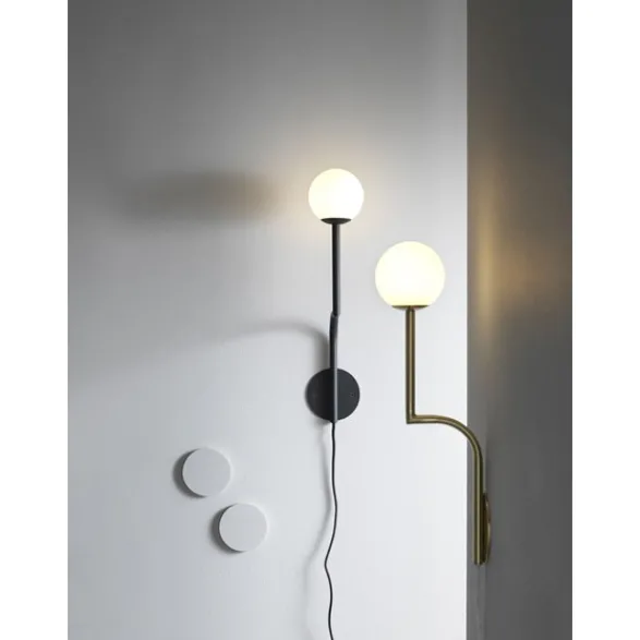 Pholc Mobil 46 Cable vägglampa Black, opal