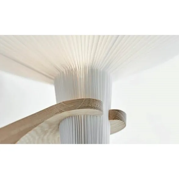 Le Klint Model 204 vägglampa, vit/ek