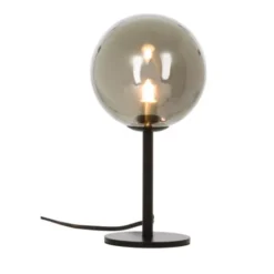 Aneta MOLEKYL bordlampa 1, svart/rök