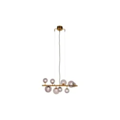 Aneta Molekyl taklampa, antik/rökfärgad 73cm