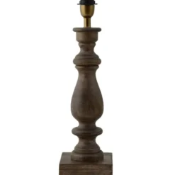 Hallbergs Belysning Montecristo Lampfot Aged wood 15cm