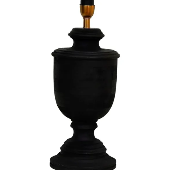 Hallbergs Belysning Monterey Lampfot Antik svart 15cm