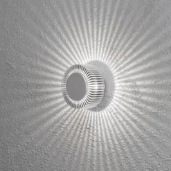 Konstsmide Monza vägglykta 5W LED, anodiserad 15cm
