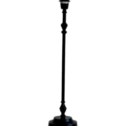 Hallbergs Belysning Nelly Lampfot Hög Svart 15cm